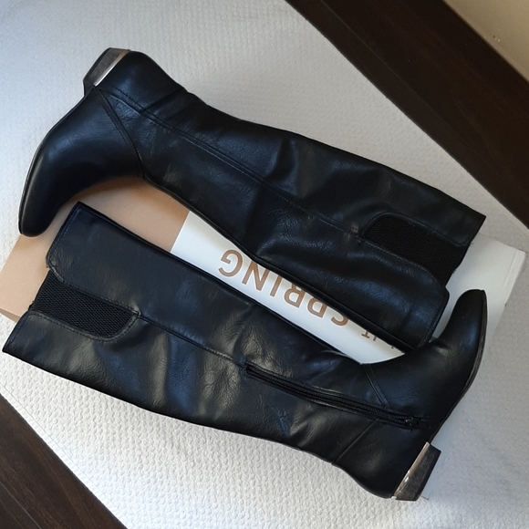 Call It Spring Shoes - Call it Spring - Knee High Boots (Black)